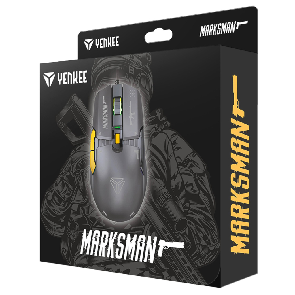 Мишка YENKEE YMS 3600BK Marksman USB Black (45021055) - зображення 4