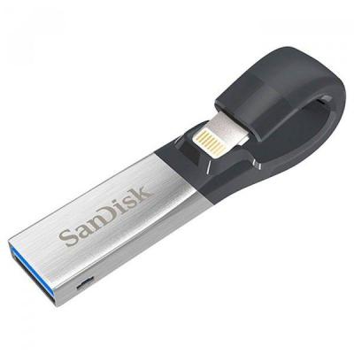 USB флеш накопичувач SanDisk 16GB iXpand USB 3.0/Lightning (SDIX30C-016G-GN6NN) - зображення 2