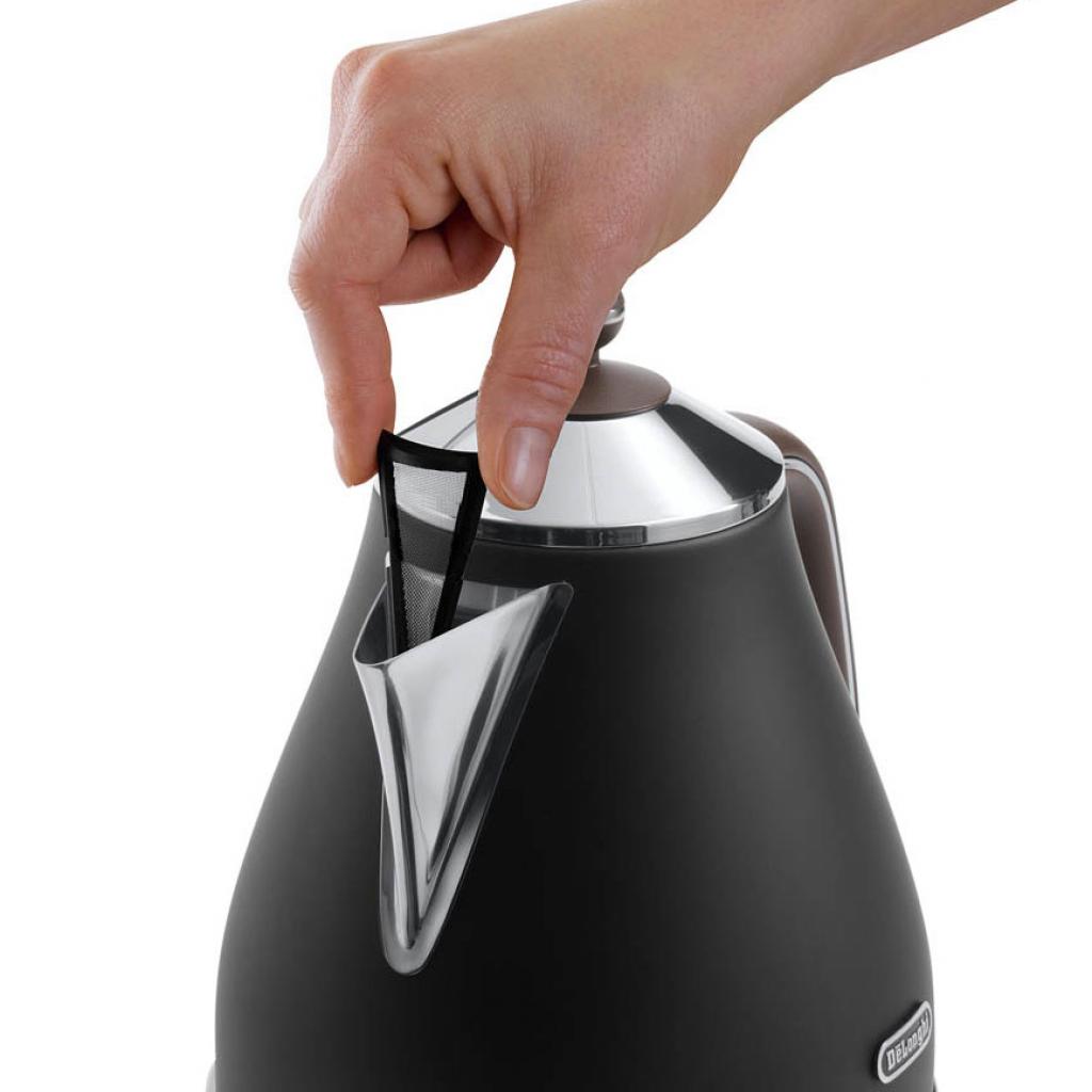 Електрочайник DeLonghi KBOV 2001.BK (KBOV2001.BK) - зображення 4