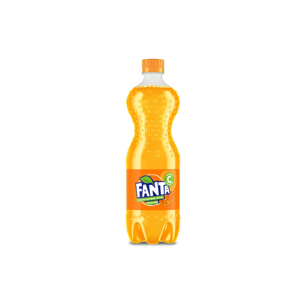 Напій Fanta Безалкогольний сильногазований соковмісний Апельсин 750 мл (5449000298881) - зображення 1