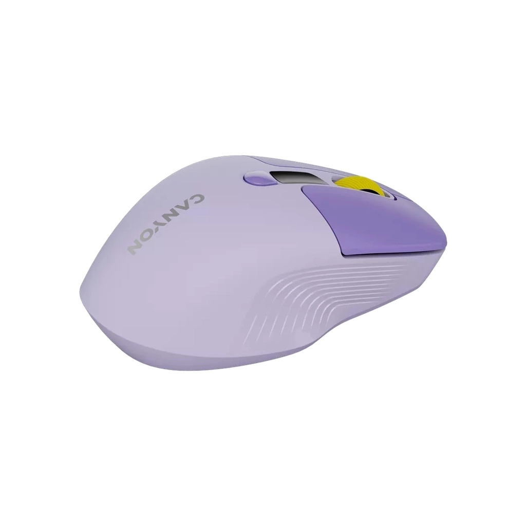 Мишка Canyon MW-26 LCD Silent Wireless/Bluetooth Violet (CNS-CMSW26V) - зображення 5