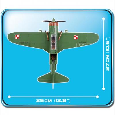 Конструктор Cobi Друга Світова Війна Літак PZL Карась P-23B, 280 деталей (COBI-5522) - зображення 8