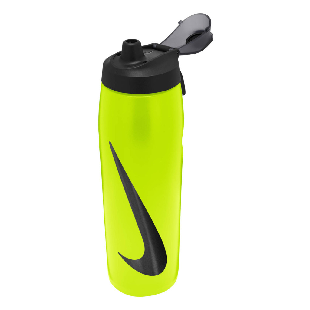 Пляшка для води Nike Refuel Bottle Locking Lid 32 OZ лимонний, чорний 946 мл N.100.7670.705.32 (887791745163) - зображення 1