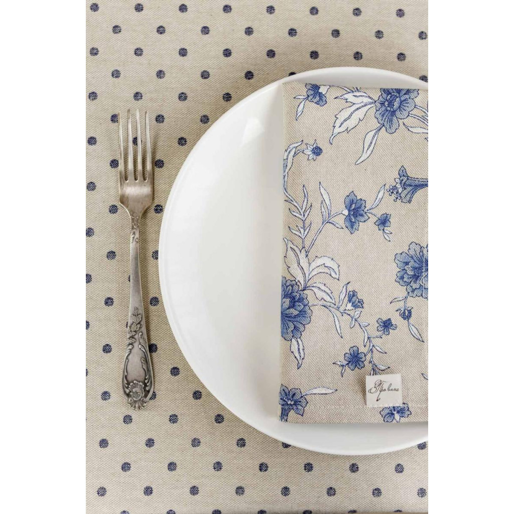 Скатертина Прованс Горох сині Господиня 220х136 см (4823093451100) - зображення 6