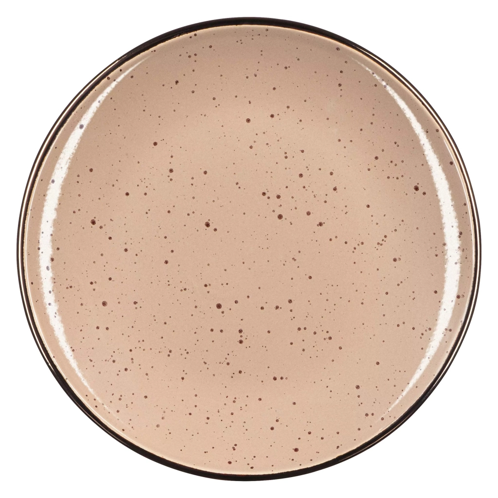 Тарілка Ardesto Emilia, 20см, кераміка, коричневий (AR0819EBR) - зображення 1