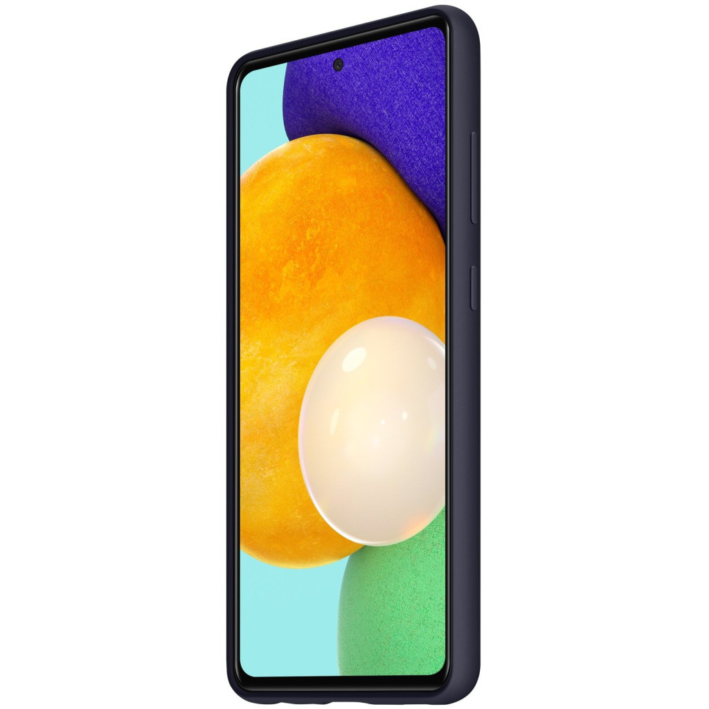Чохол до мобільного телефона Samsung Galaxy A52/A525 Silicone Cover Black (EF-PA525TBEGRU) - зображення 8