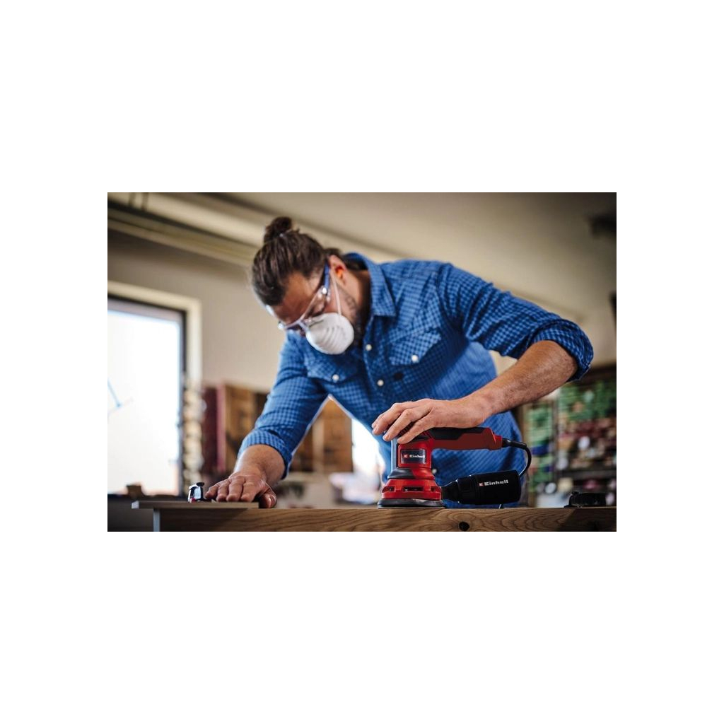 Шліфувальна машина Einhell TC-RS 425 E, 125 мм, 425Вт, 12000-26000 кол/хв, 1.7 кг (4462005) - зображення 6