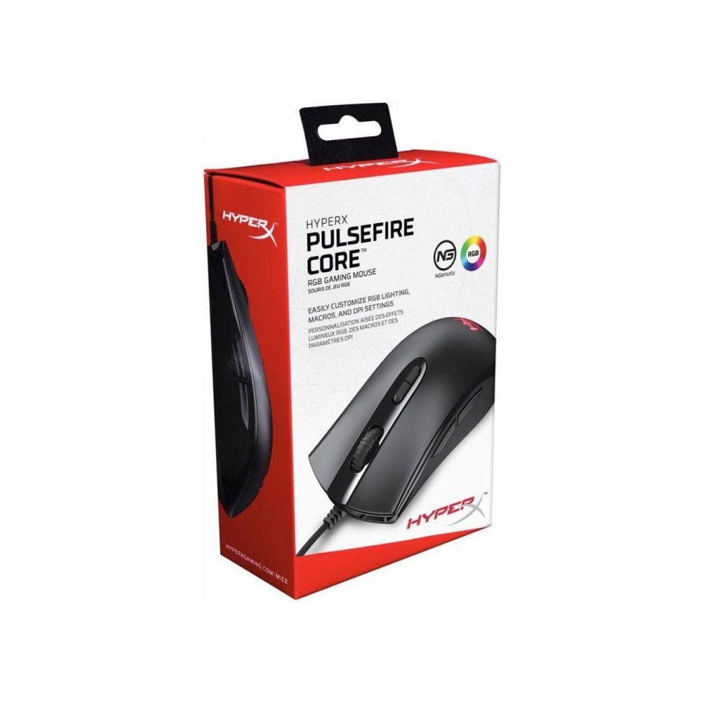 Мишка HyperX Pulsefire Core RGB Black (4P4F8AA) - зображення 6