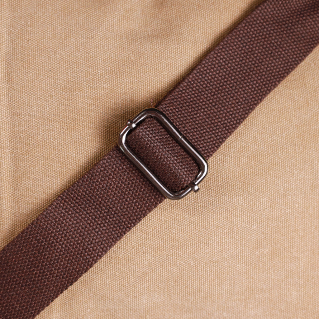 Сумка Vintage Чоловіча месенджер з текстилю Пісочна (22206) - зображення 11