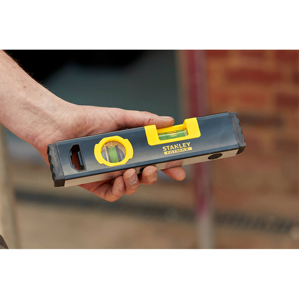Рівень Stanley Classic Box Level TORPEDO, магнітний, алюмінієвий, 2 капс., L=230 мм (FMHT42884-1) - зображення 6