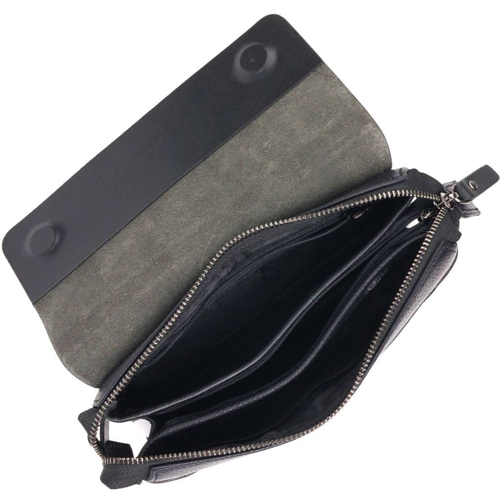 Сумка Canpellini З натуральної шкіри Чорна (21564) - зображення 6