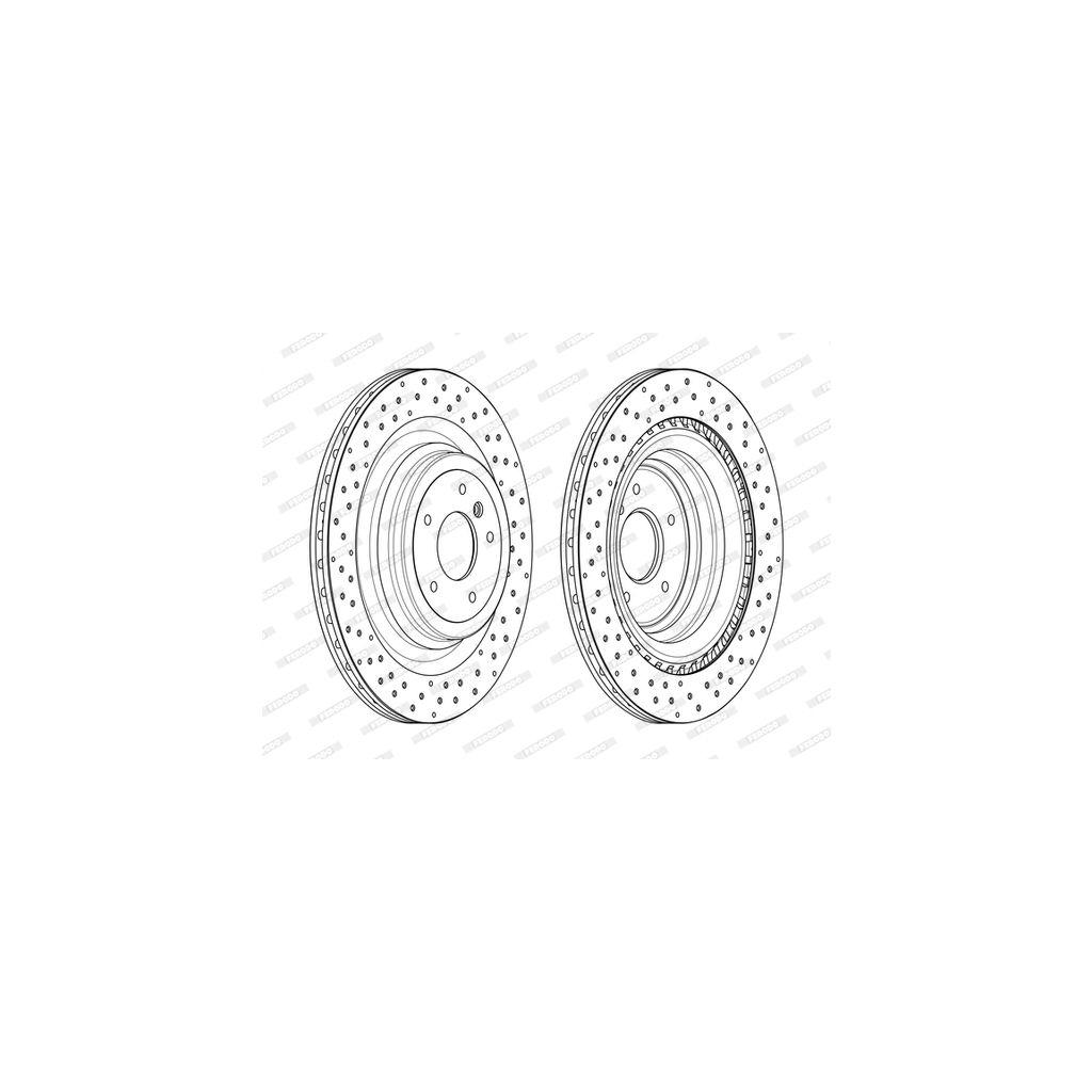 Гальмівний диск FERODO DDF2209C - зображення 2