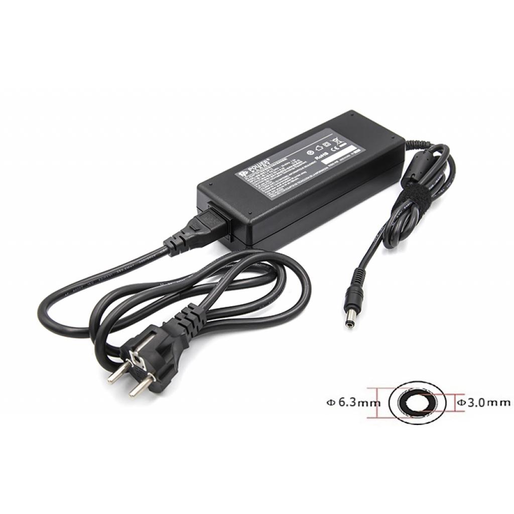 Блок живлення до ноутбуку PowerPlant TOSHIBA 220V, 19V 120W 6.3A (6.3*3.0) (TO120F6330) - зображення 1