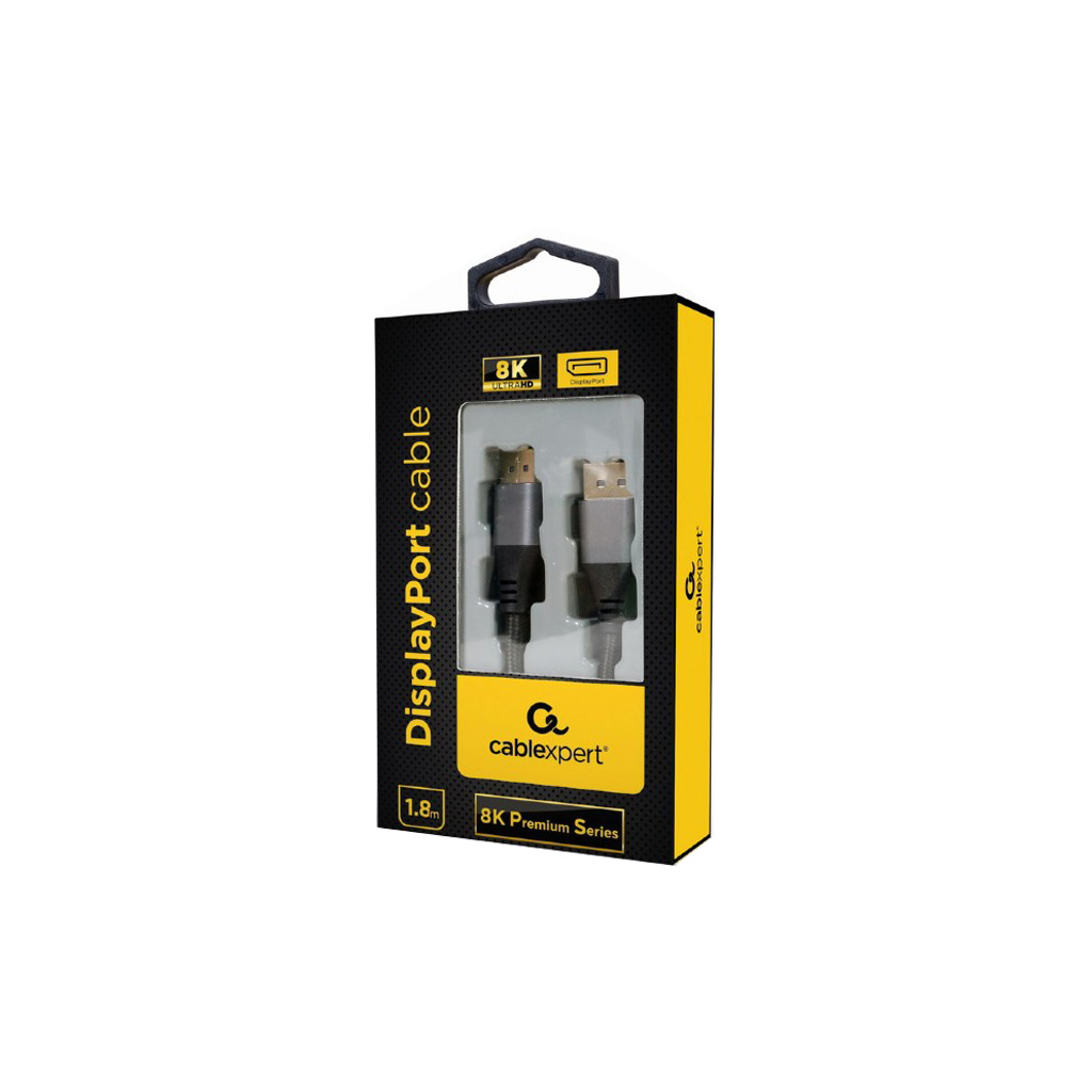 Кабель мультимедійний Display Port to Display Port 1.8m V1.4 Cablexpert (CC-DP8K-6) - зображення 3
