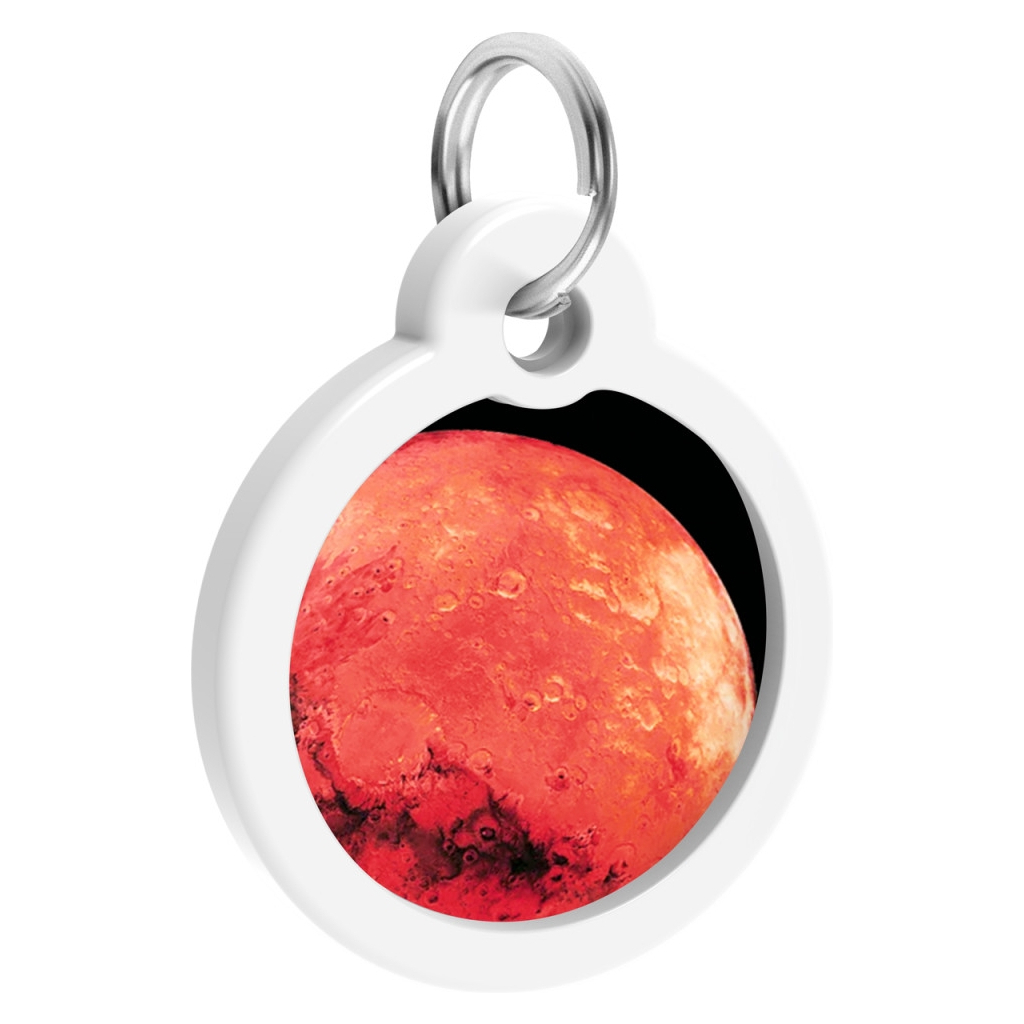 Адресник для тварин WAUDOG Smart ID з QR паспортом "Марс", коло 25 мм (225-4031) - зображення 4