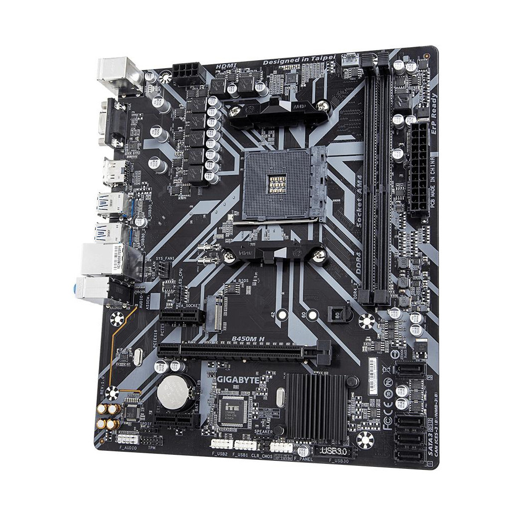 Материнська плата GIGABYTE B450M H - зображення 4