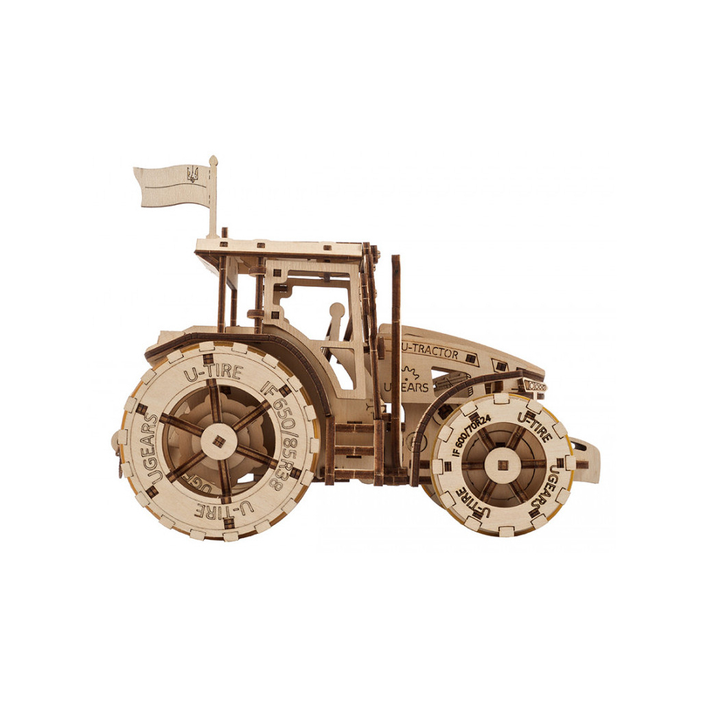 Конструктор Ugears Трактор перемагає (6337390) - зображення 3