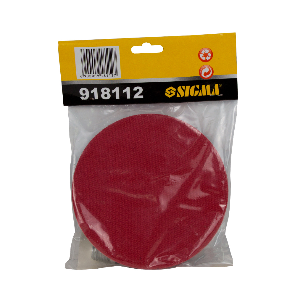 Круг зачистний Sigma шліфувальний твердий 115мм з липучкою (9181121) - зображення 6
