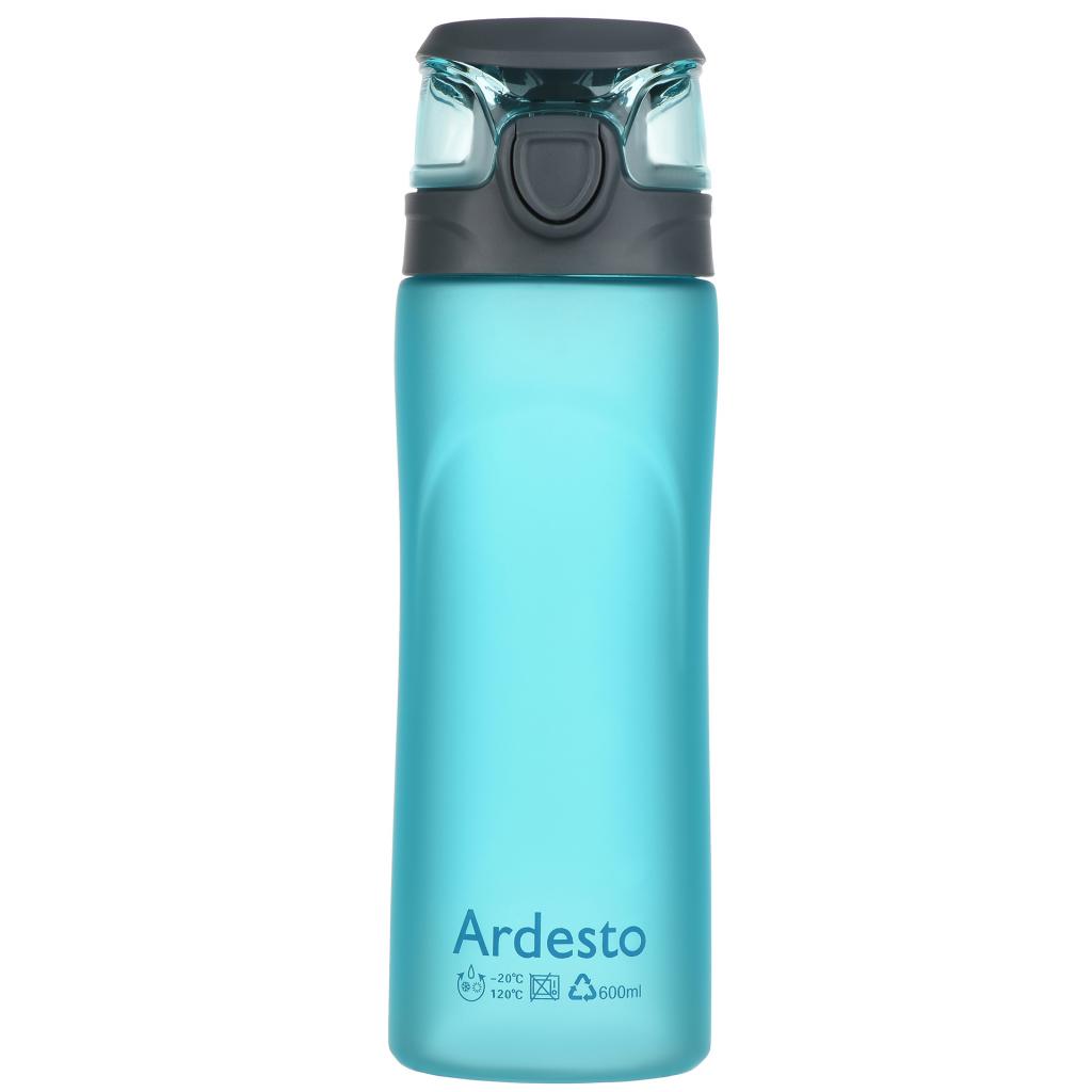 Пляшка для води Ardesto Matte Bottle 600 мл Blue (AR2205PB) - зображення 1