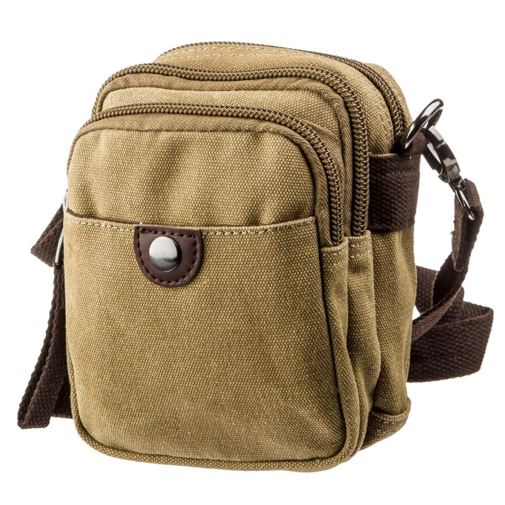 Сумка Vintage Текстильна Хакі (20161) - зображення 1