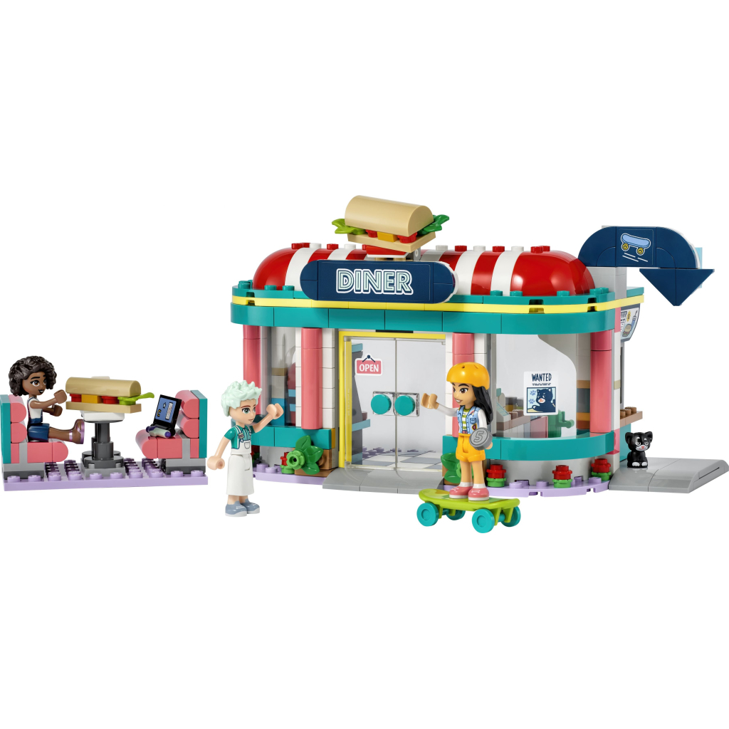 Конструктор LEGO Friends Хартлейк Сіті: ресторанчик в центрі міста 346 деталей (41728) - зображення 2