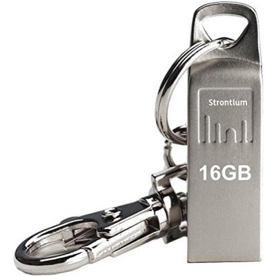 USB флеш накопичувач Strontium Flash 16GB AMMO Metal Silver USB 2.0 (SR16GSLAMMO) - зображення 1