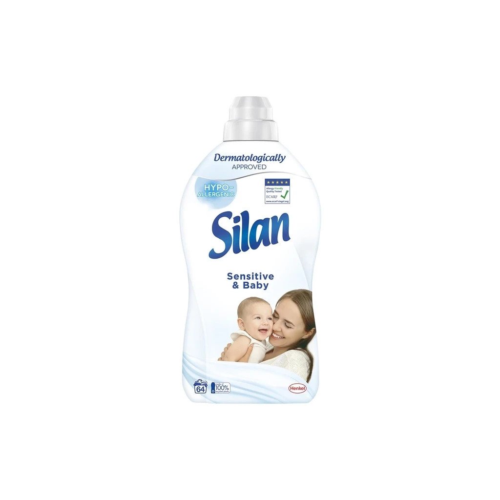 Кондиціонер для білизни Silan Sensitive & Baby 1408 мл (9000101801064) - зображення 1
