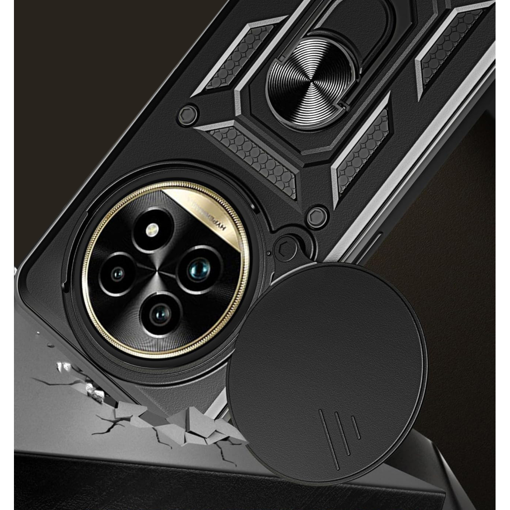 Чохол до мобільного телефона BeCover Military Realme 13 Plus 5G Black (713076) - зображення 4