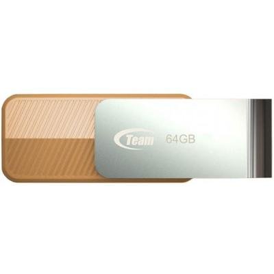 USB флеш накопичувач Team 64GB C143 Brown USB 3.0 (TC143364GN01) - зображення 1