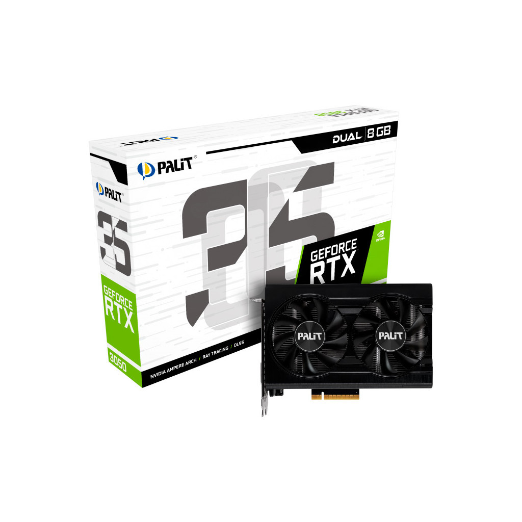 Відеокарта Palit RTX 3050 DUAL 8GB (NE63050018P1-1070D) - зображення 6