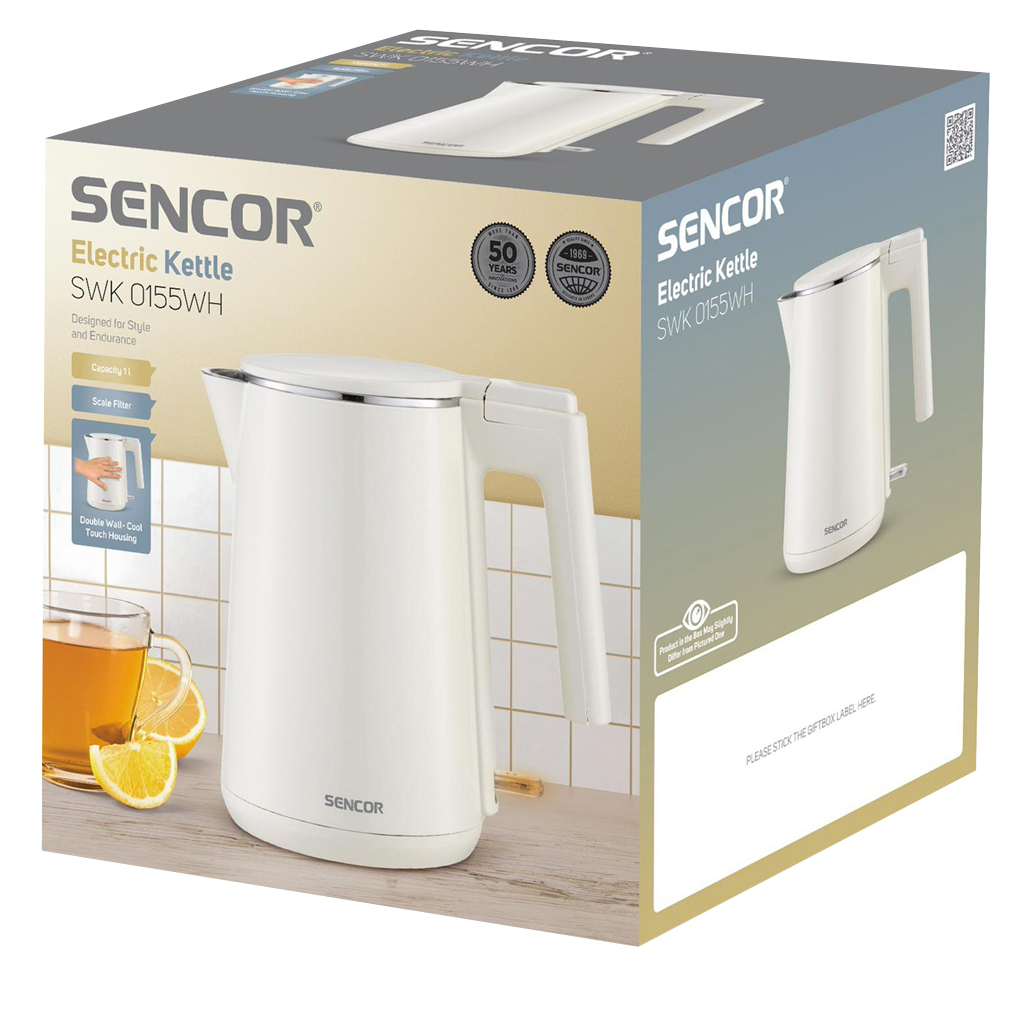 Електрочайник Sencor SWK0155WH - зображення 4