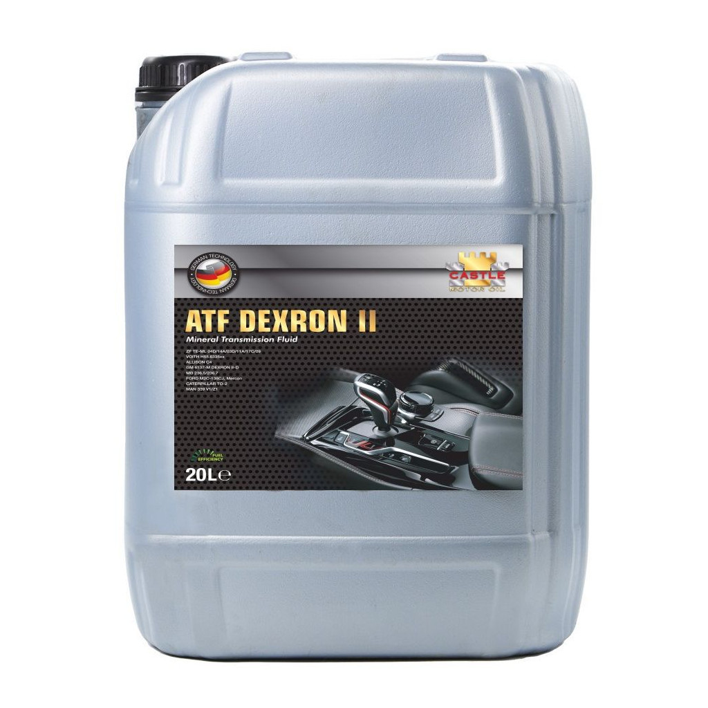 Трансмісійна олива CASTLE MOTOR OILS ATF DEXTRON II 20л - зображення 1