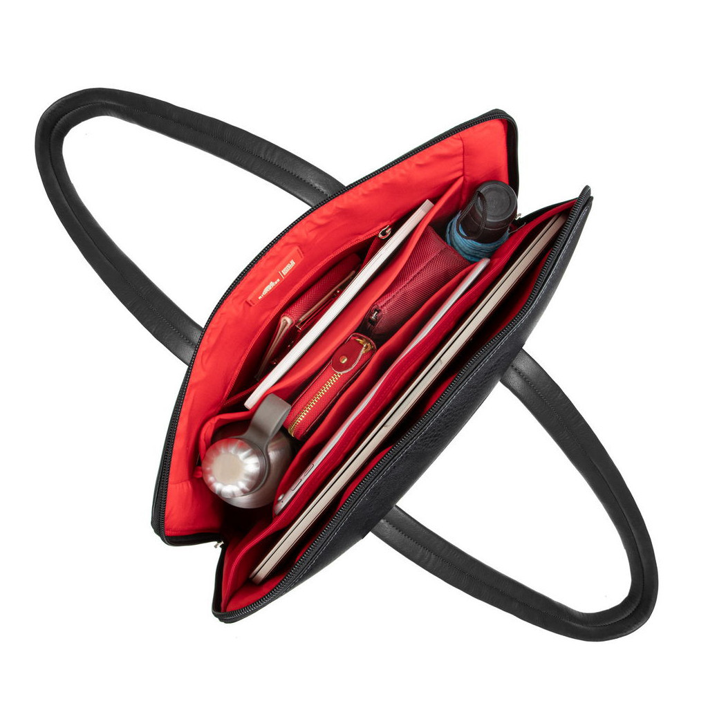 Сумка для ноутбука RivaCase 14" 8992 PU (Black) Orly (8992PUBlack) - зображення 10