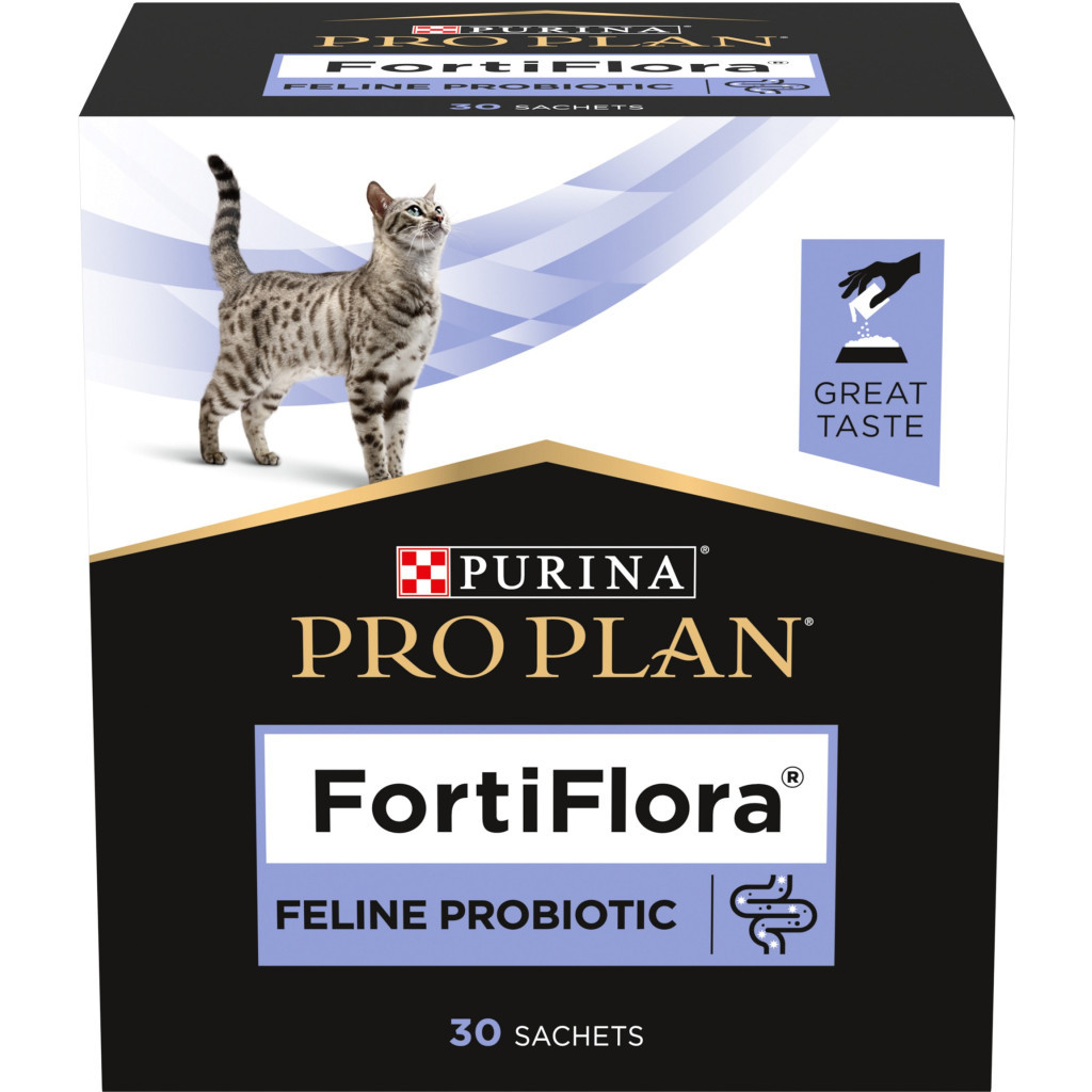 Пробіотична добавка для тварин Purina Pro Plan FortiFlora Feline Probiotic 30х1 г (8445290040794) - изображение 1