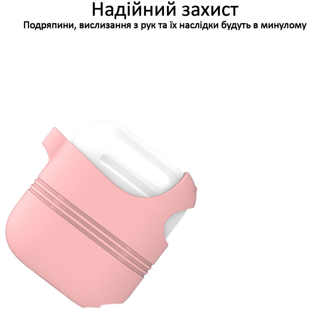 Кейс для навушників Promate VeilCase для Apple AirPods Pink (veilcase.pink) - зображення 3
