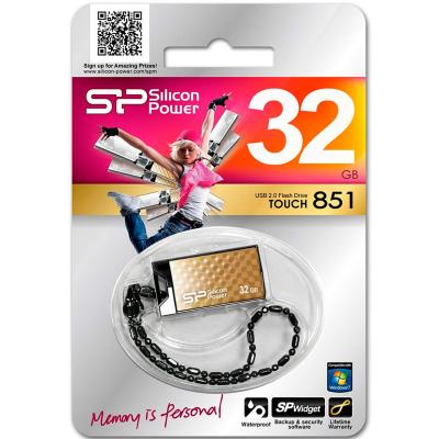 USB флеш накопичувач Silicon Power 32GB Touch 851 USB 2.0 (SP032GBUF2851V1G) - зображення 3