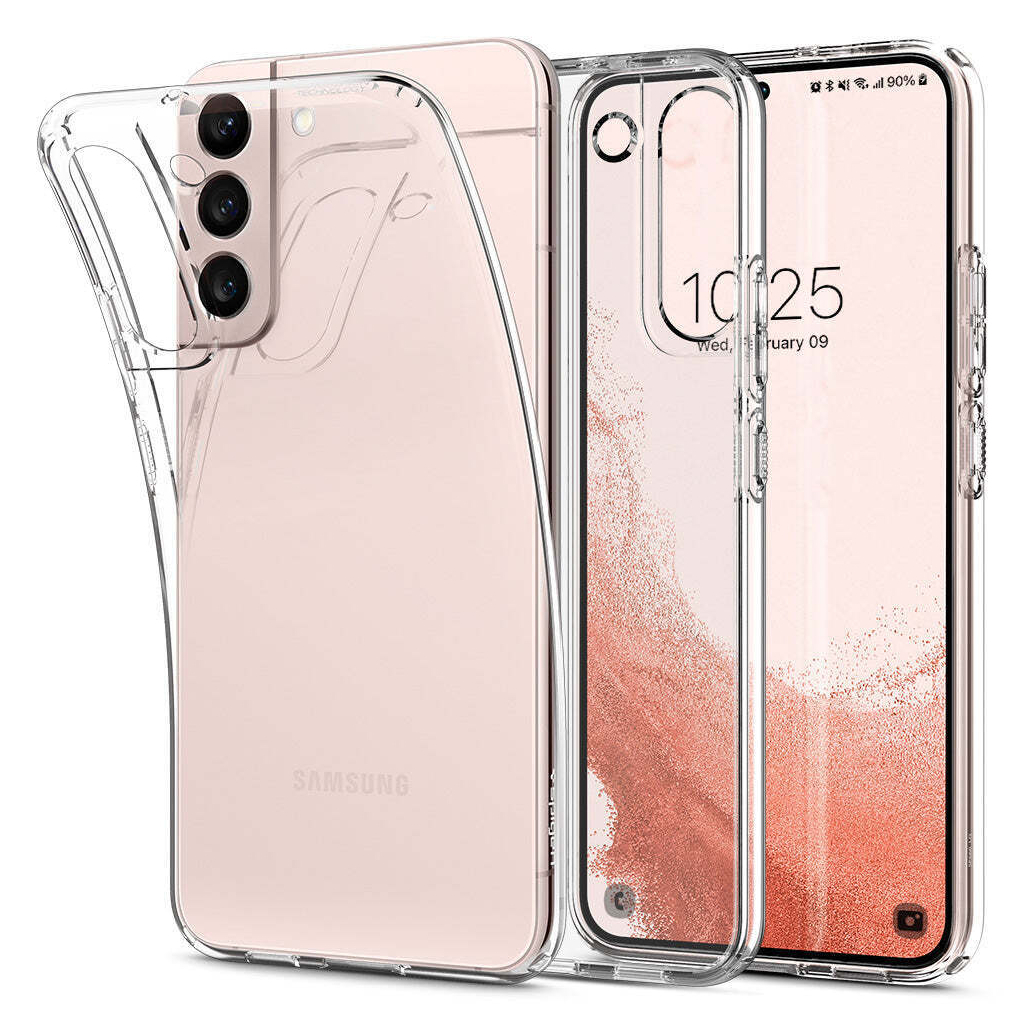 Чохол до мобільного телефона Spigen Samsung Galaxy S22 Liquid Crystal, Crystal Clear (ACS03984) - зображення 1