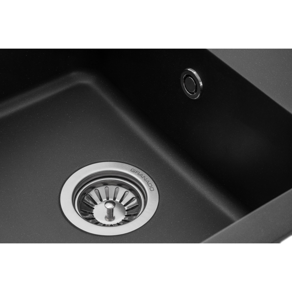 Мийка кухонна GRANADO SALAMANKA black shine (gr0601) - зображення 5