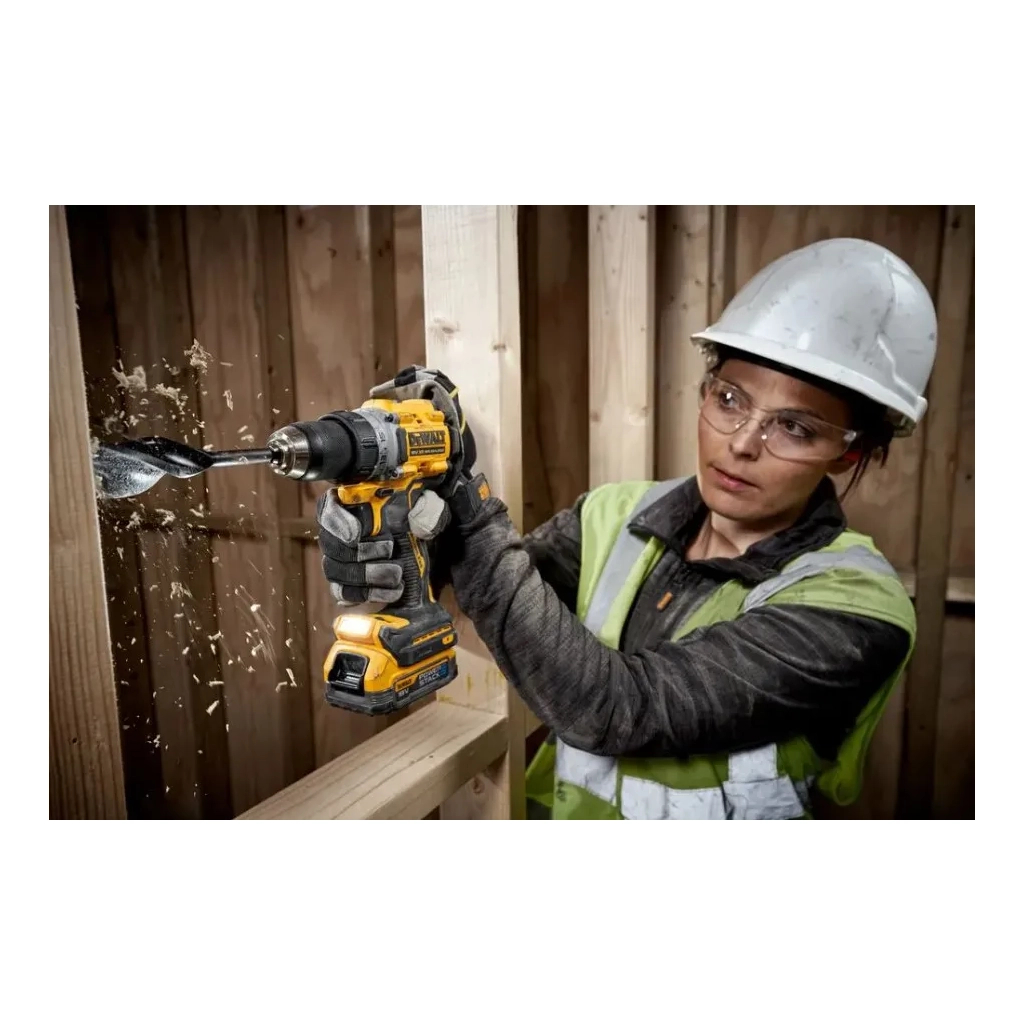 Шуруповерт DeWALT XR Li-Ion PowerStack 90 Нм, 18V 1x1.7Ah, кейс TSTAK (DCD800E1T) - зображення 8