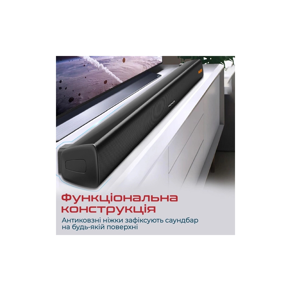 Акустична система Promate StreamBar-60 Black (streambar-60.black) - изображение 7