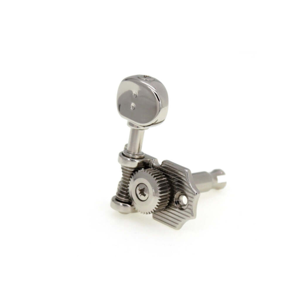 Кілки для гітари Graph Tech PRN-4624-N0 Ratio Electric 6-in-line Waffle, Vin. Nickel (235516) - зображення 1