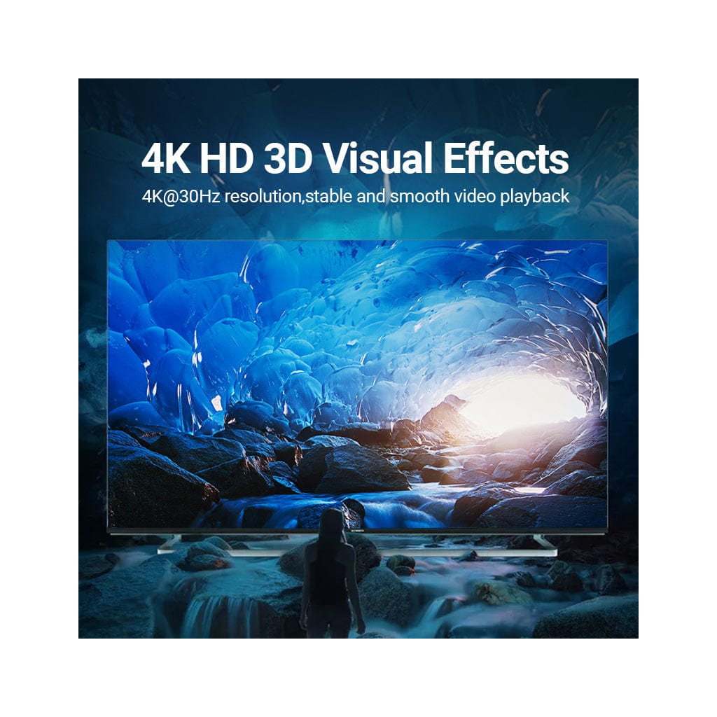 Перехідник Type-C to HDMI Adapter 0.15M Black ABS Type VENTION (TDCBB) - picture 4