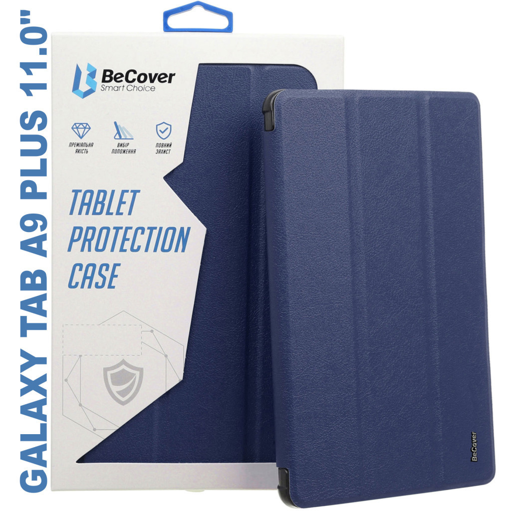 Чохол до планшета BeCover Soft Edge stylus holder Samsung Tab A9 Plus SM-X210/SM-X215/SM-X216 11.0" Deep Blue (710367) - зображення 1