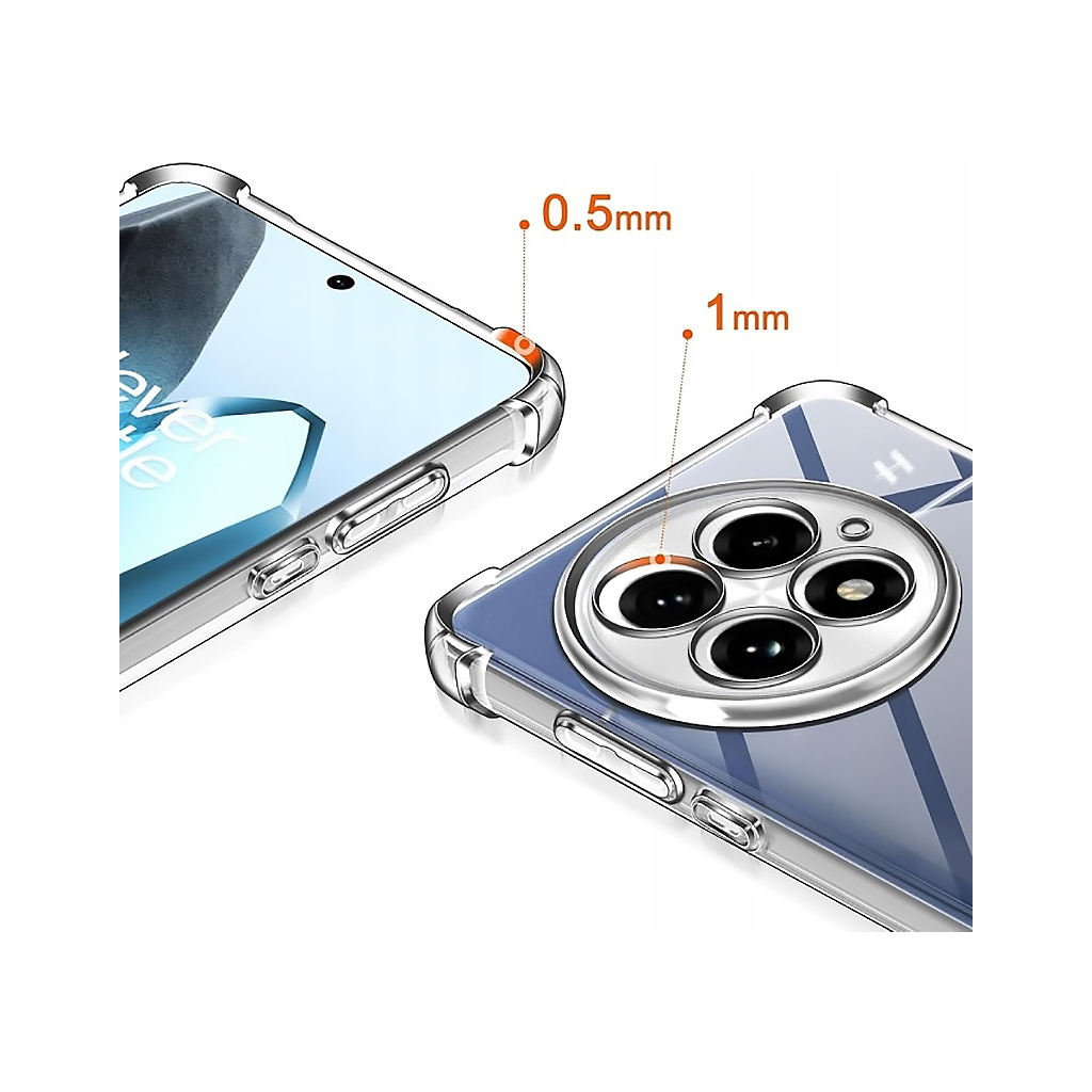 Чохол до мобільного телефона BeCover Anti-Shock OnePlus 13 5G Clear (713157) - зображення 3