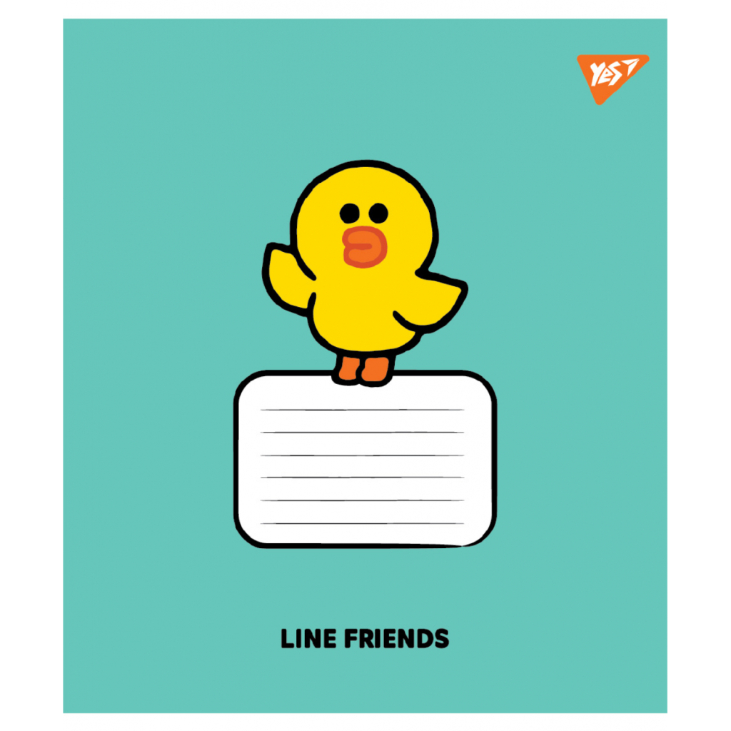 Зошит Yes Line Friends Stylish А5 12 аркушів лінія (767646) - зображення 6