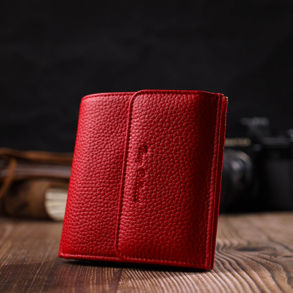 Гаманець Tony Bellucci З натуральної шкіри Червоний (22011) - зображення 8