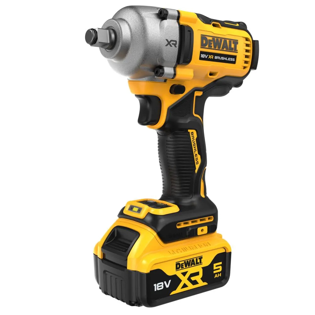 Гайковерт DeWALT ударний 18 В XR Li-lon, 2x5Ah, безщітковий, 812 Нм, TSTAK (DCF891P2T) - зображення 2
