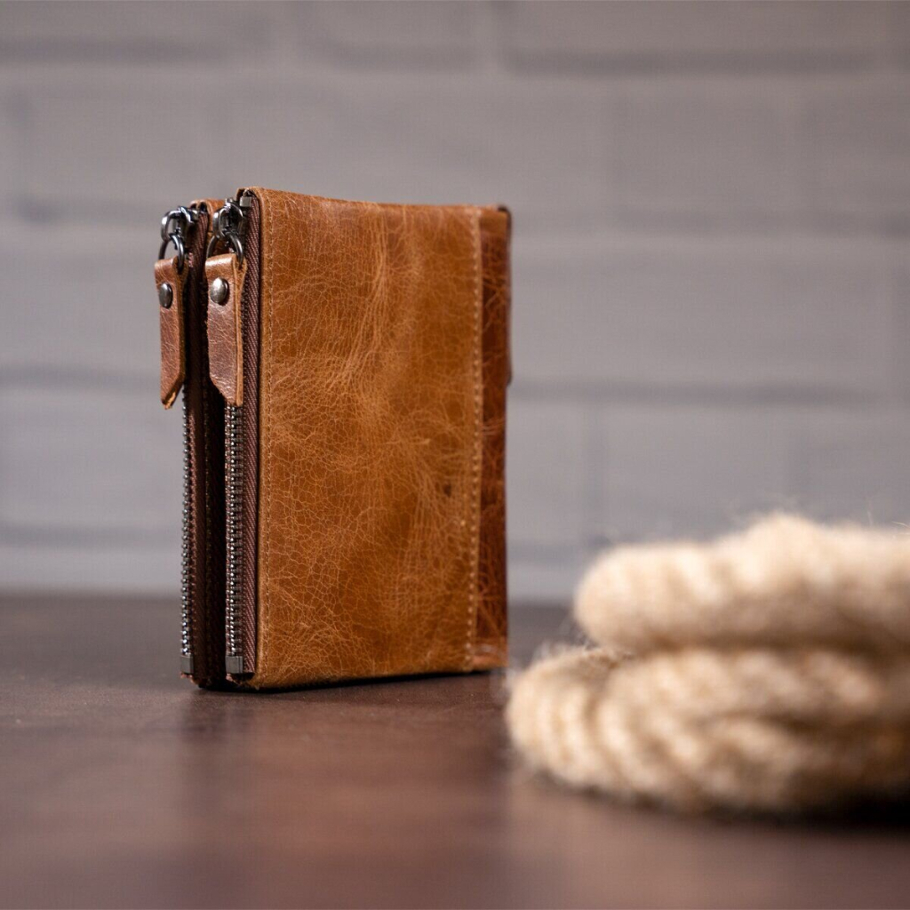 Гаманець Vintage Світло-коричневий (14684) - изображение 11