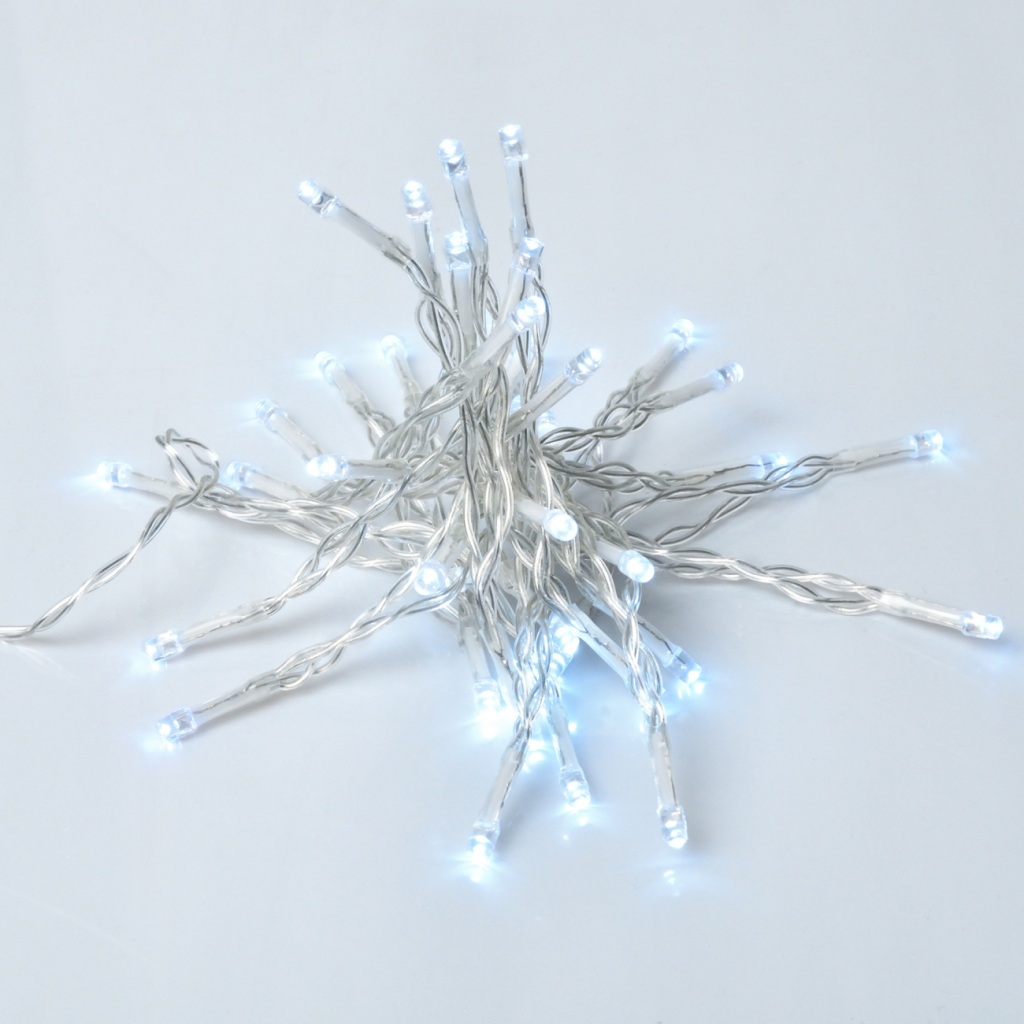 Гірлянда YES! Fun Нитка 41 LED Холодно-біла 2.8 м Статична На батарейках (975057) - зображення 1