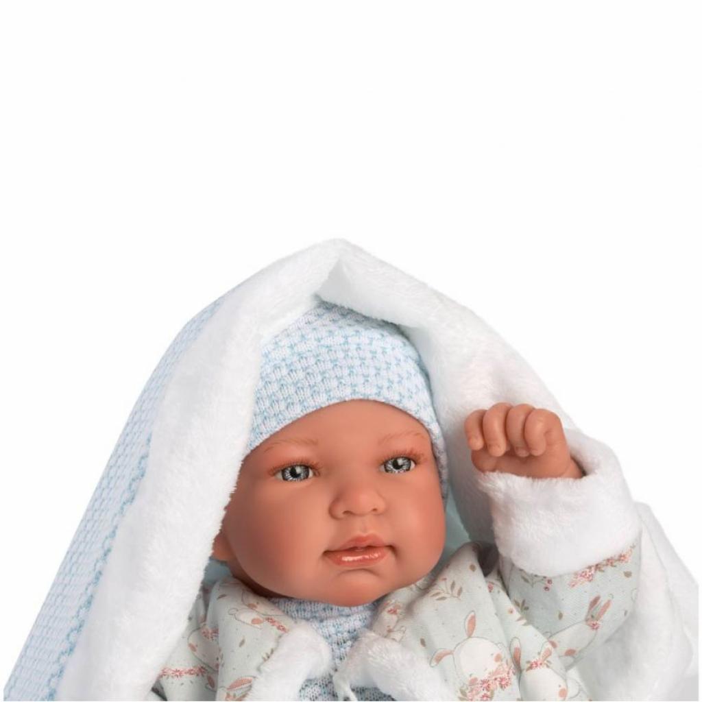 Пупс Llorens що плаче Tino con toquilla, 44 см (84437) - зображення 4
